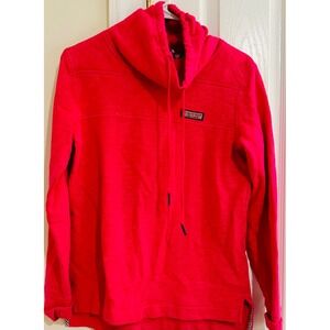 Vineyard Vines Womens Shep Shirt‎ Funnel Neck Pullover Pink XXS YL10191